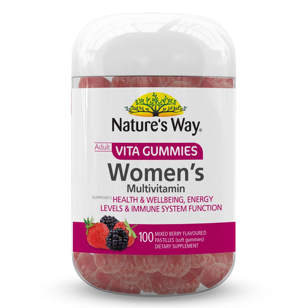 Kẹo dẻo Women's Multivitamin Nature's Way Vita Gummies 100 viên | Xuất xứ Úc