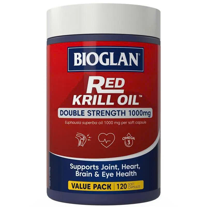 Viên uống Bioglan Red Krill Oil Double Strength 1000mg