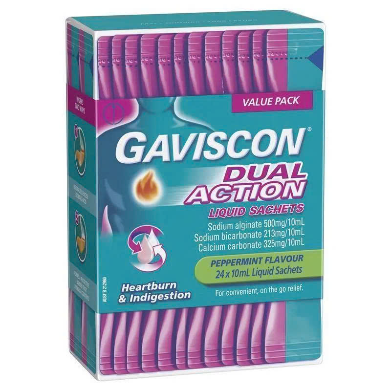 Hỗ trợ trào ngược dạ dày & khó tiêu Gaviscon Dual Action