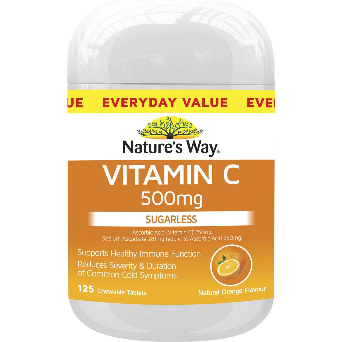 Viên nhai bổ sung Vitamin C 500mg Nature's Way