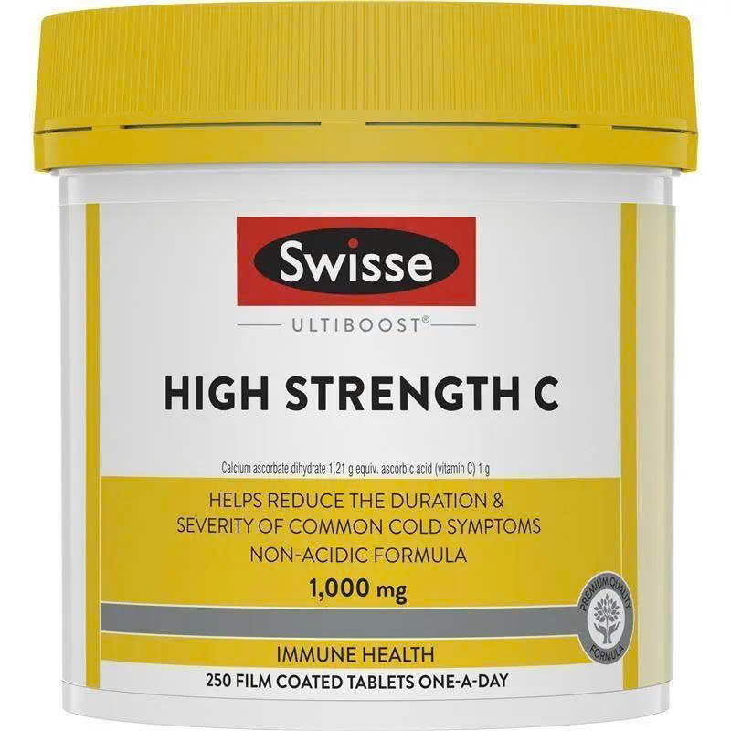 Vitamin C Swisse Ultiboost High Strength C 1000mg của Úc