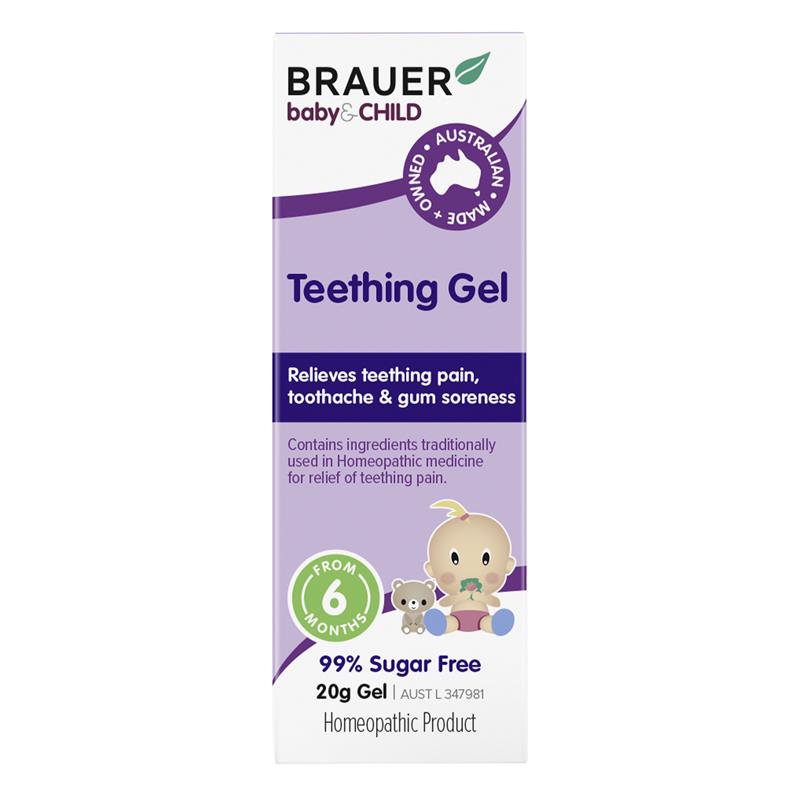 Gel giảm đau răng Brauer Baby & Child Teething Gel 20g