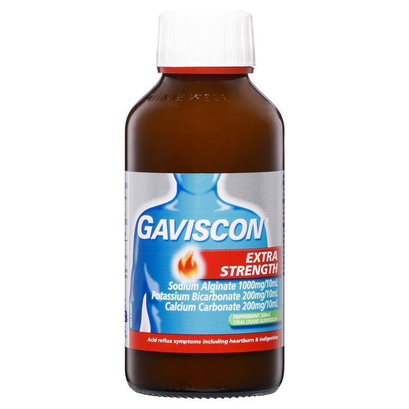 Sản phẩm hỗ trợ giảm ợ nóng và khó tiêu Gaviscon Extra Strength Heartburn and Indigestion Relief Flavour