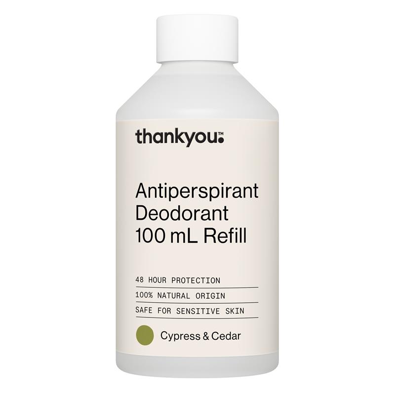Dung dịch thay thế lăn khử mùi ngăn mồ hôi Thankyou Antiperspirant Deodorant Refill