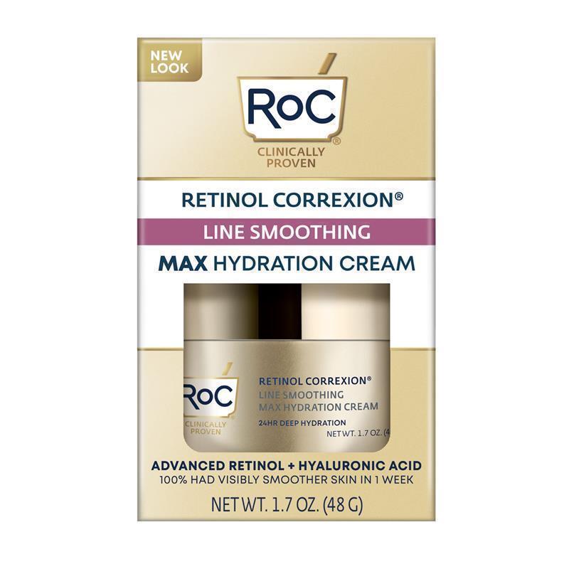 Kem dưỡng mờ nếp nhăn cấp ẩm sâu RoC Retinol Correxion Line Smoothing Max Hydration Cream