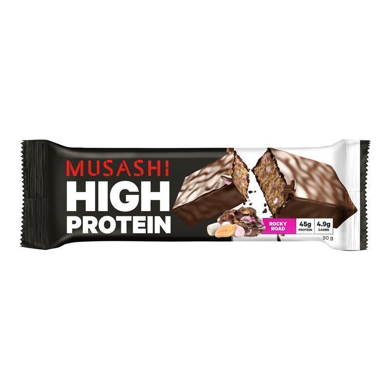 Thanh bổ sung protein Musashi High Protein Bar