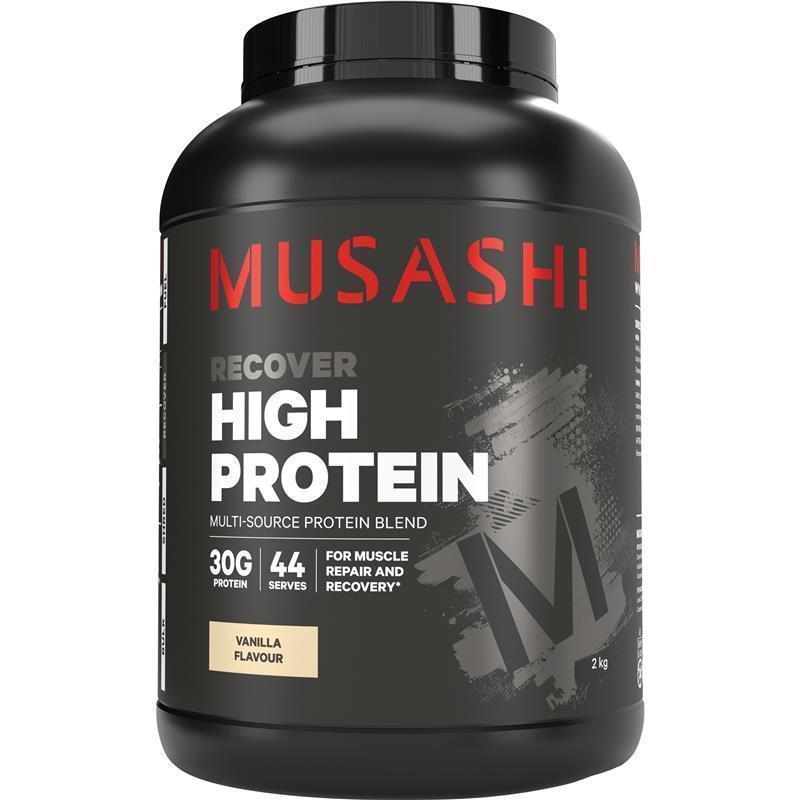 Bột bổ sung protein Musashi High Protein