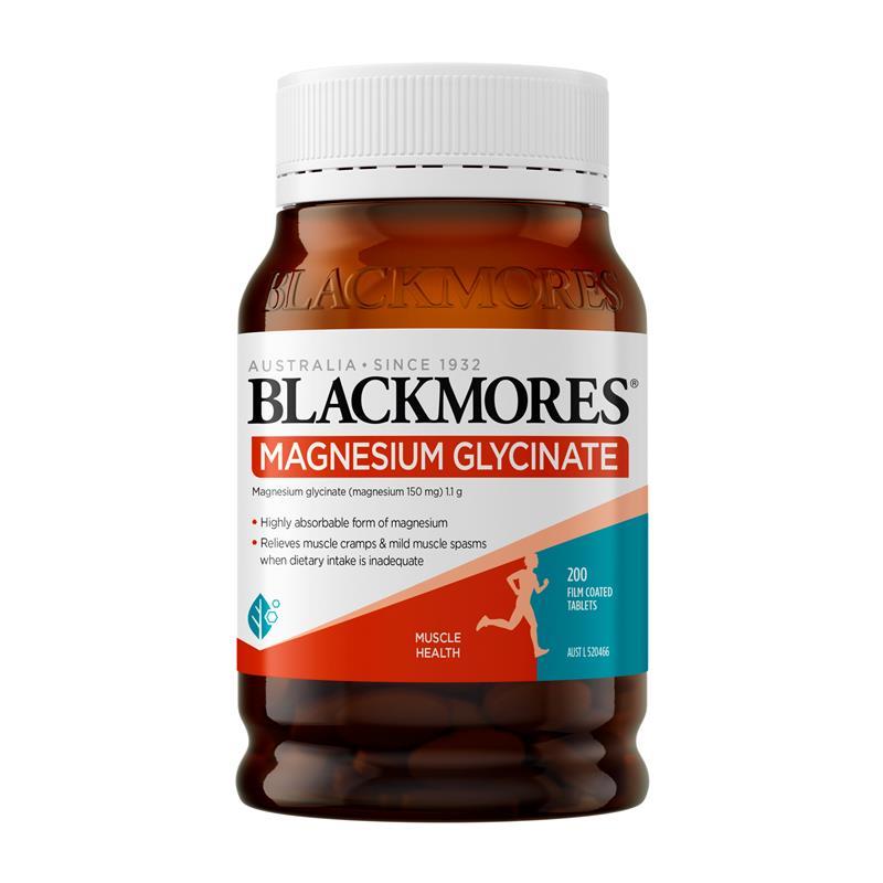 Viên uống bổ sung Magie Blackmores Magnesium Glycinate