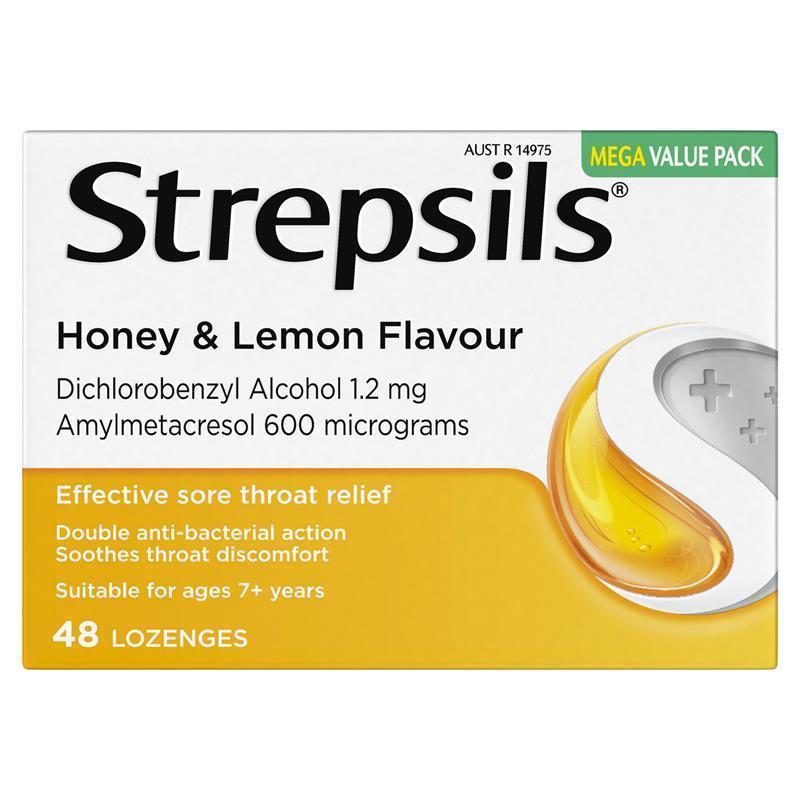 Viên ngậm giảm đau họng Strepsils Sore Throat Relief Lozenges