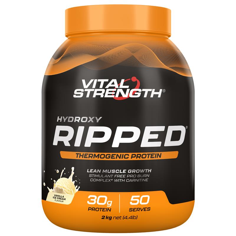 Bột đạm hỗ trợ đốt mỡ Vital Strength Hydroxy Ripped Thermogenic Protein Powder
