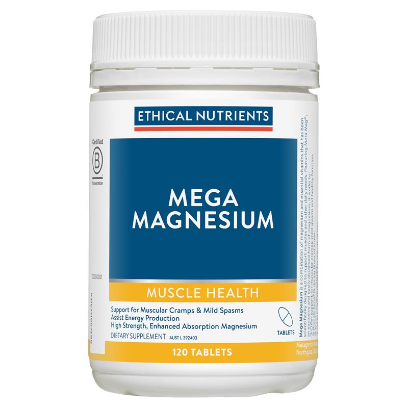 Viên uống bổ sung Magie hỗ trợ cơ bắp Ethical Nutrients Mega Magnesium