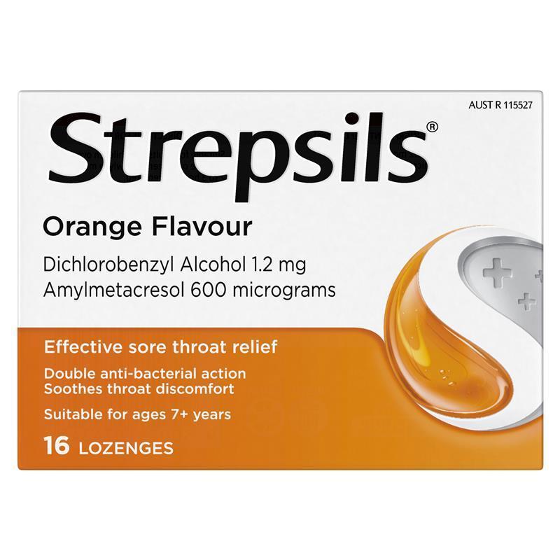 Viên ngậm giảm đau họng Strepsils Sore Throat Relief Lozenges