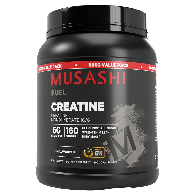 Viên uống tăng sức mạnh cơ bắp Musashi Creatine Monohydrate 500mg