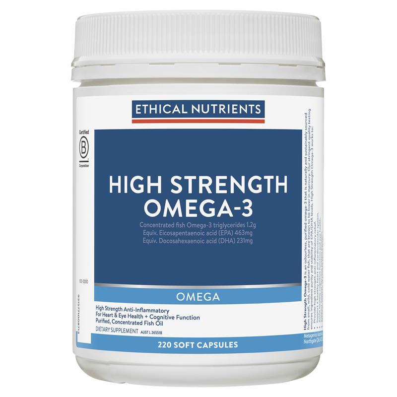Viên uống bổ sung Omega-3 High Strength Ethical Nutrients
