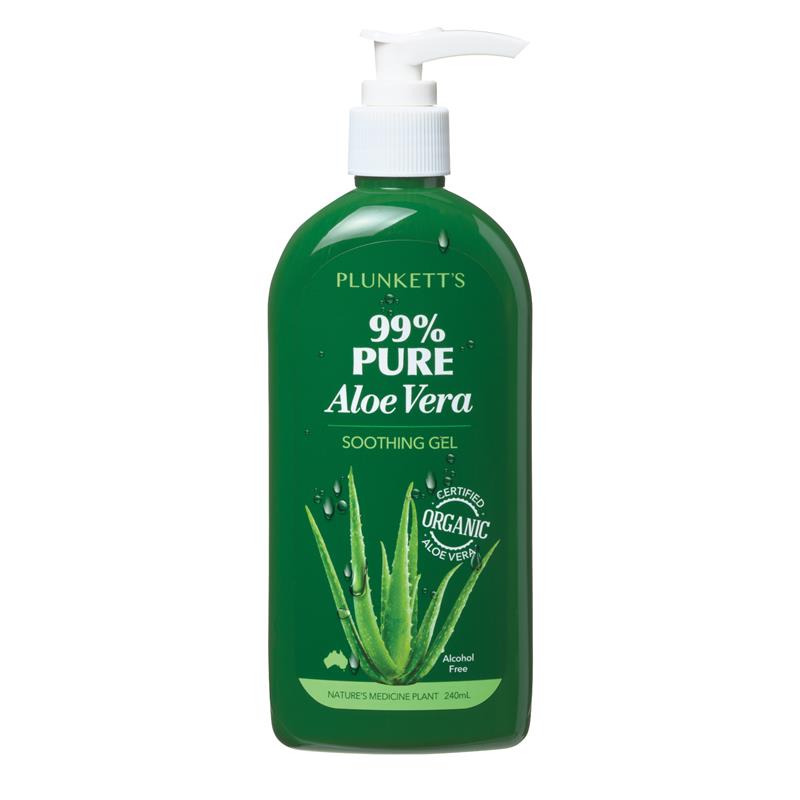 Gel làm dịu da Plunketts 99% Pure Aloe Vera Soothing Gel
