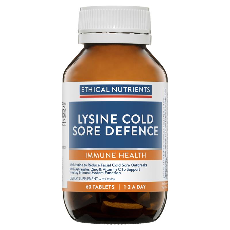 Viên uống tăng cường miễn dịch Ethical Nutrients Lysine Cold Sore Defence