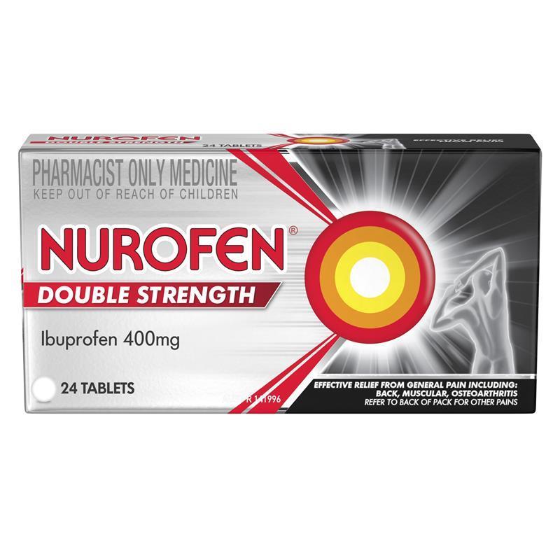 Viên uống giảm đau Nurofen Double Strength Ibuprofen 400mg Ibuprofen