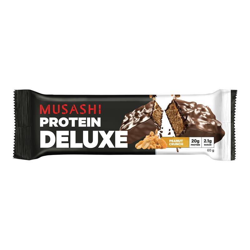 Thanh bánh bổ sung protein Musashi Deluxe Protein Bar