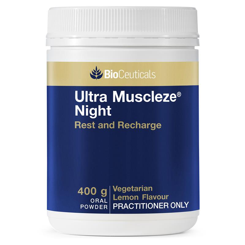 Bột uống bổ sung Magiê trước khi ngủ Bioceuticals Ultra Muscleze Night