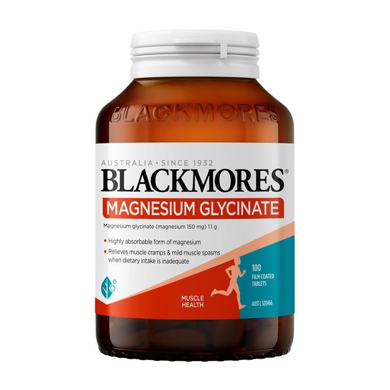 Viên uống bổ sung Magie Blackmores Magnesium Glycinate