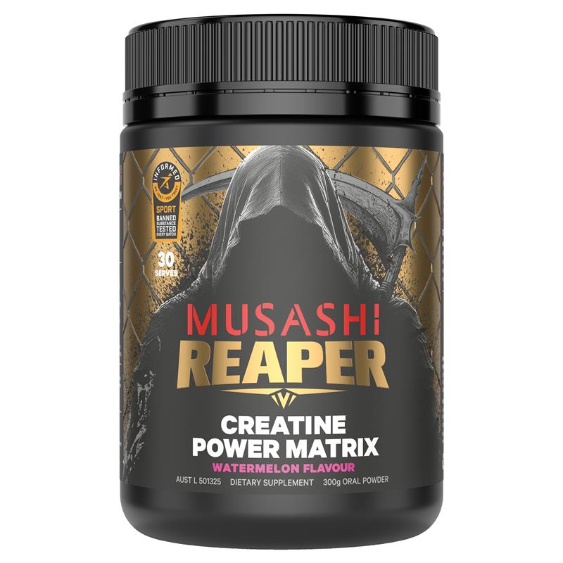 Bột uống hỗ trợ tăng sức mạnh Musashi Reaper Creatine Power Matrix