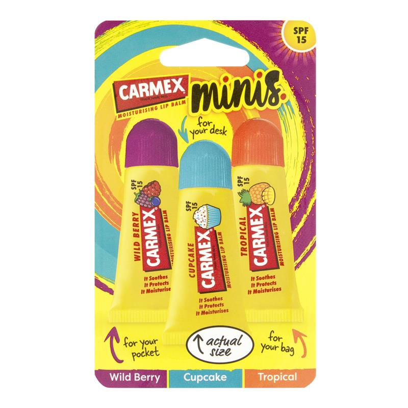 Son dưỡng môi Carmex Lip Balm Squeeze Tube Minis