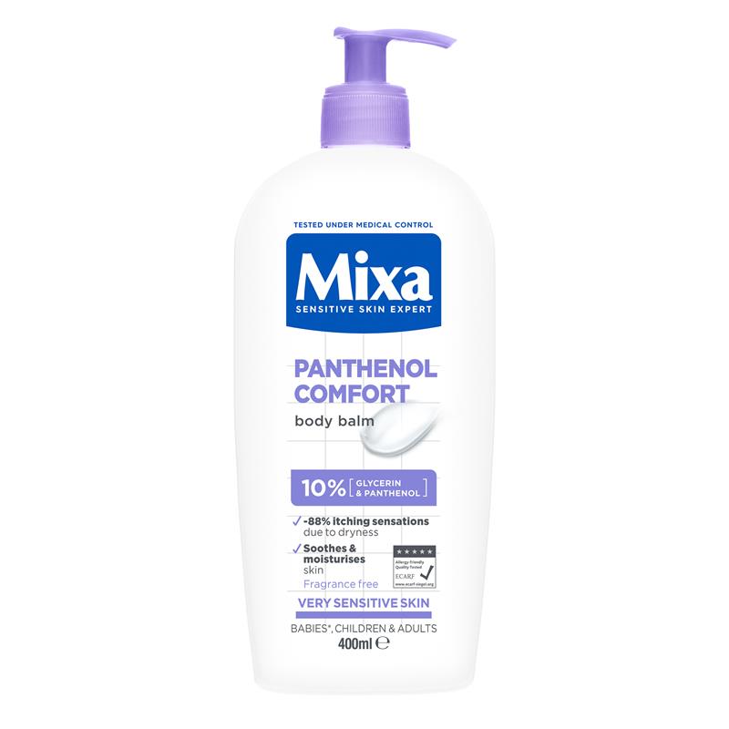 Kem dưỡng thể làm dịu da Mixa Panthenol Comfort Body Balm