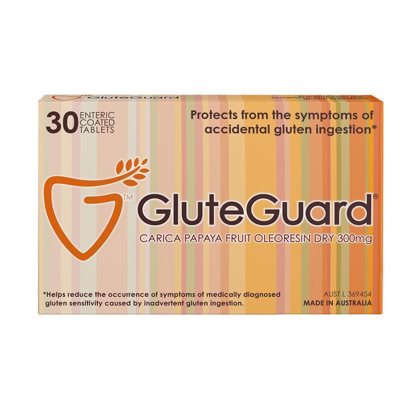 Viên uống hỗ trợ tiêu hóa gluten GluteGuard Carica Papaya Fruit Oleoresin Dry 300mg