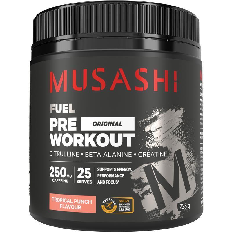 Bột uống tăng năng lượng trước khi tập Musashi Pre Workout