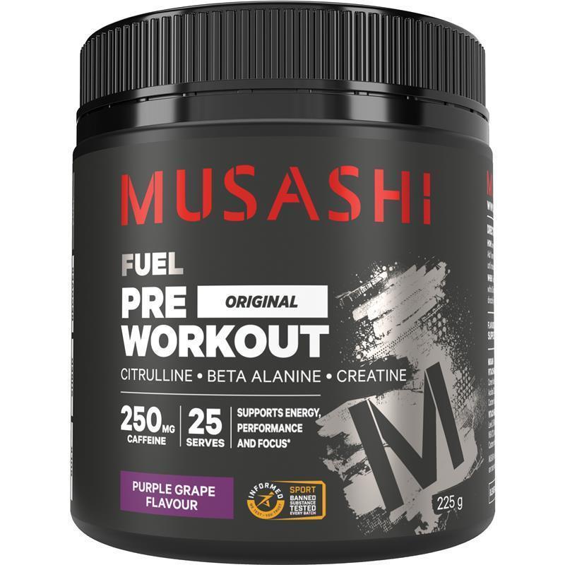 Bột uống tăng năng lượng trước khi tập Musashi Pre Workout