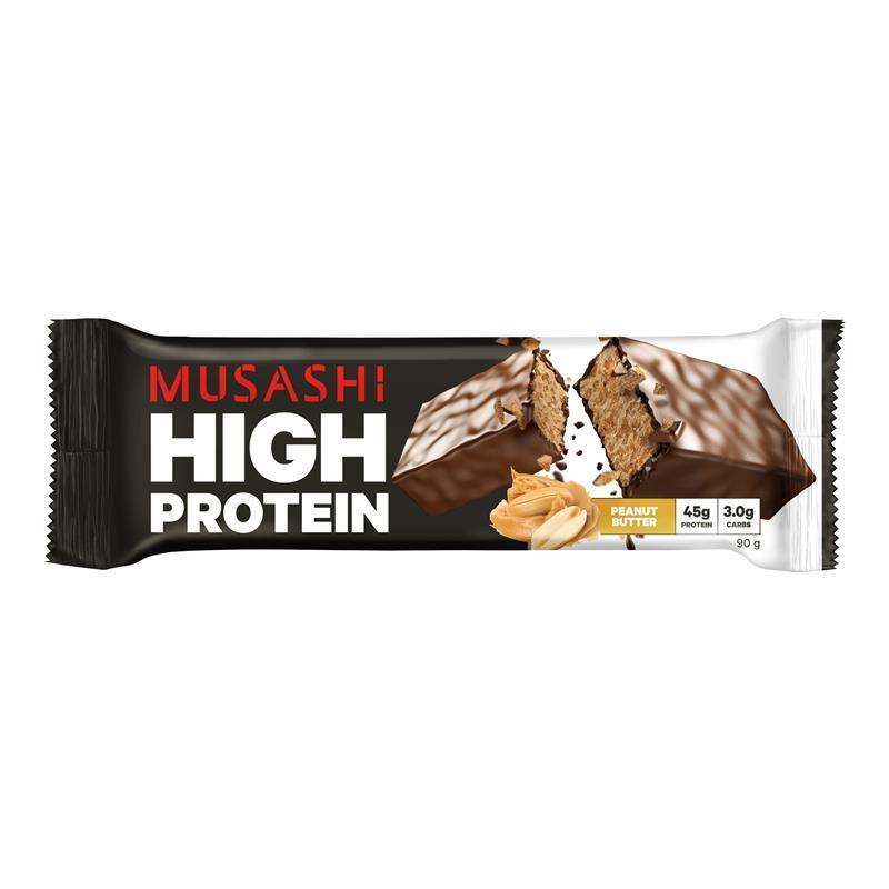 Thanh bổ sung protein Musashi High Protein Bar