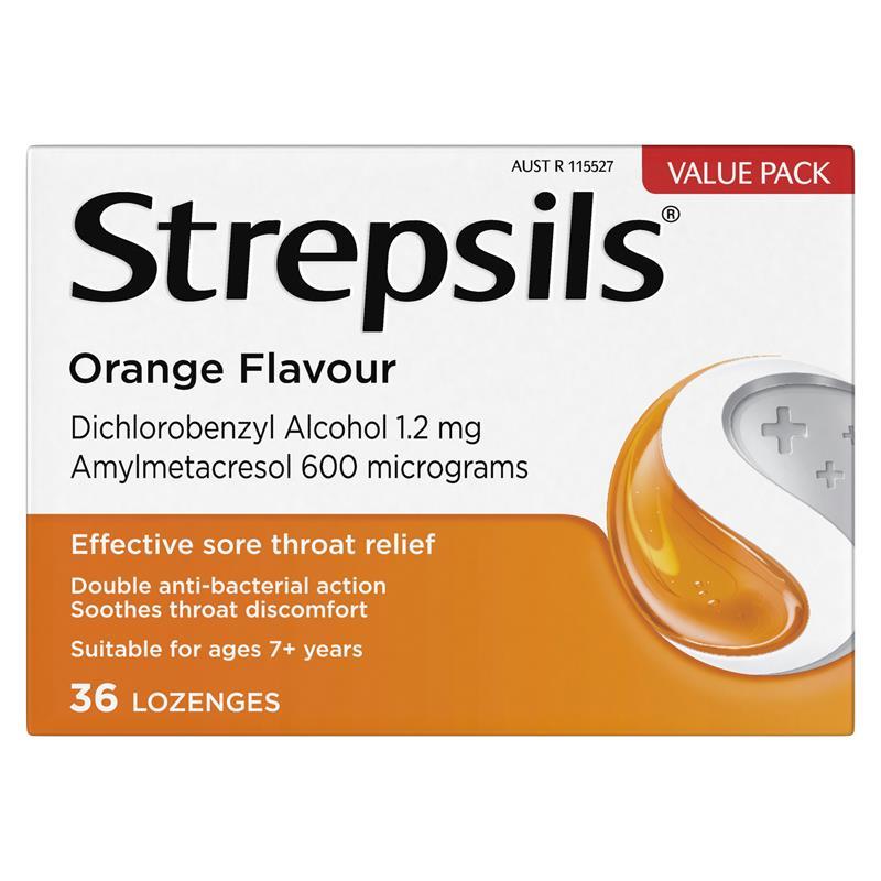 Viên ngậm giảm đau họng Strepsils Sore Throat Relief Lozenges