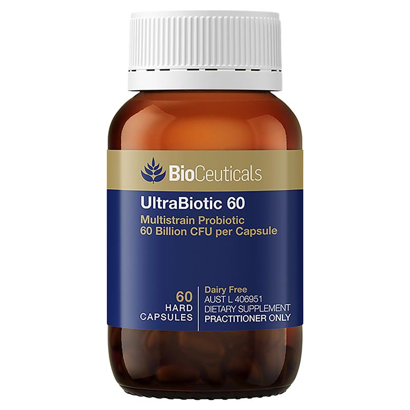 Viên uống bổ sung men tiêu hoá BioCeuticals UltraBiotic 60 tỷ CFU