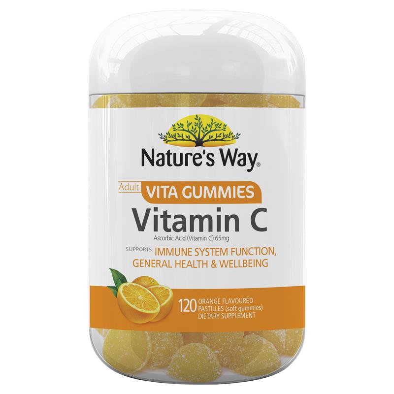 Kẹo dẻo Vitamin C Nature's Way Adult Vita Gummies 120 viên | Hàng xách tay Úc