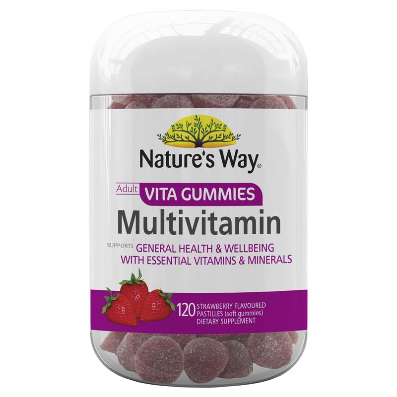 Kẹo vitamin Nature's Way Multivitamin Adult Vita Gummies 120 viên | Thương hiệu Úc