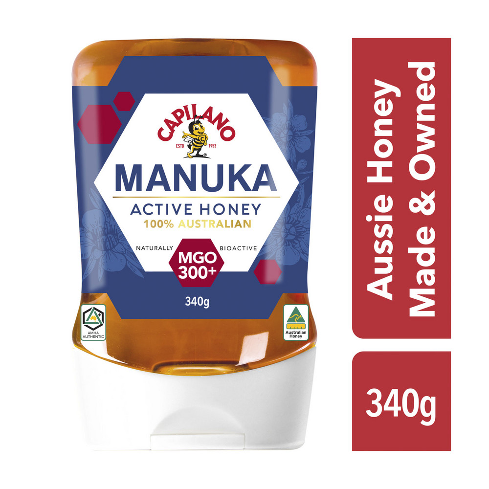 Mật ong Manuka Úc Capilano Active Honey MGO300+
