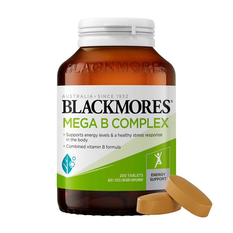 Viên uống Vitamin B tổng hợp Blackmores Mega B Complex