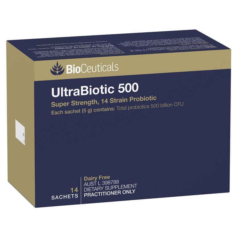 Bột men đường ruột Bioceuticals UltraBiotic 500 tỷ CFU