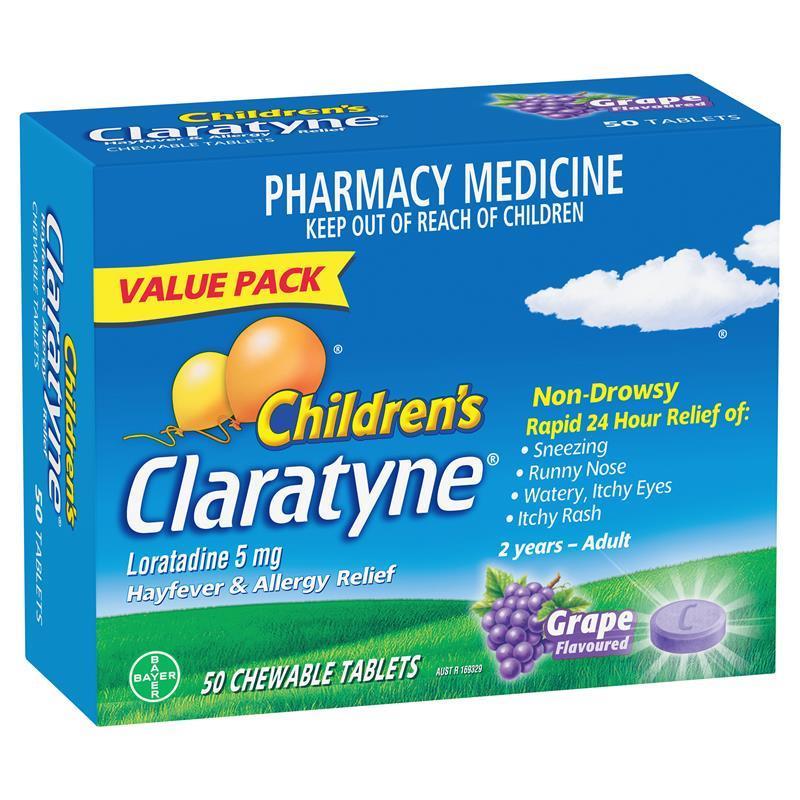 Siro giảm dị ứng và viêm mũi dị ứng cho trẻ em Claratyne Children’s Hayfever & Allergy Relief