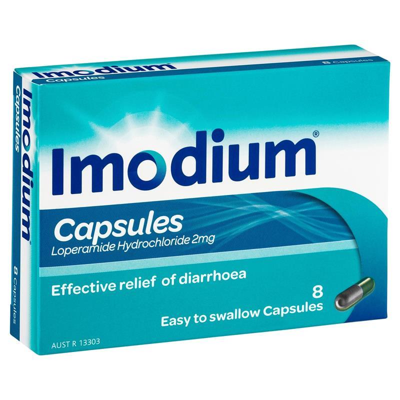 Viên nang cầm tiêu chảy Imodium Diarrhoea Capsules