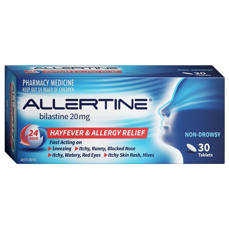 Viên uống chống dị ứng Allertine Bilastine 20mg