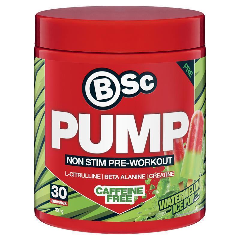 Bột uống tăng sức mạnh không chất kích thích BSc Pump Non Stim Pre-Workout