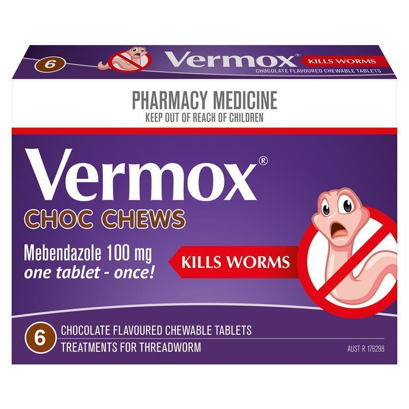 Thuốc tẩy giun Vermox Worming Treatment