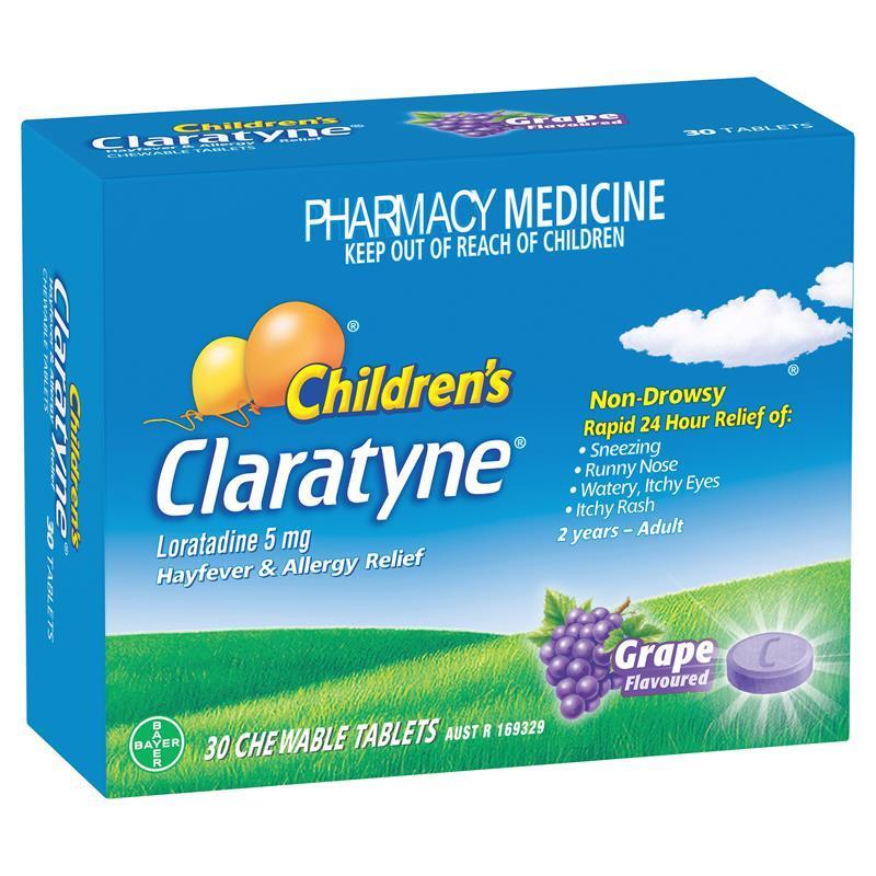 Siro giảm dị ứng và viêm mũi dị ứng cho trẻ em Claratyne Children’s Hayfever & Allergy Relief