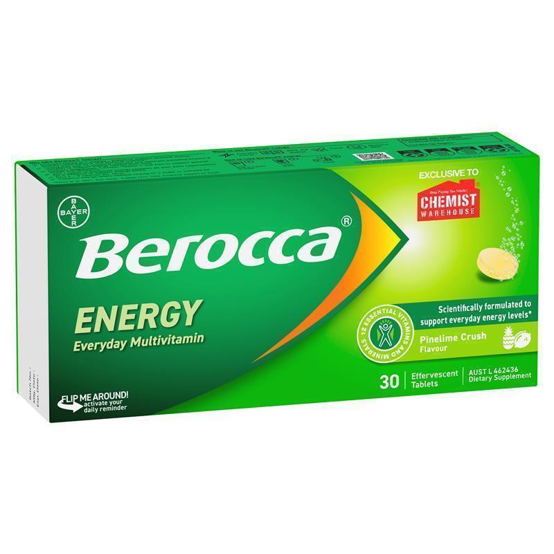 Viên sủi bổ sung năng lượng Berocca Energy Pinelime Crush