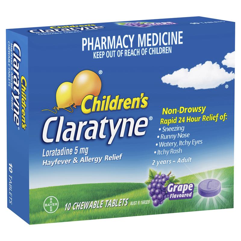 Siro giảm dị ứng và viêm mũi dị ứng cho trẻ em Claratyne Children’s Hayfever & Allergy Relief