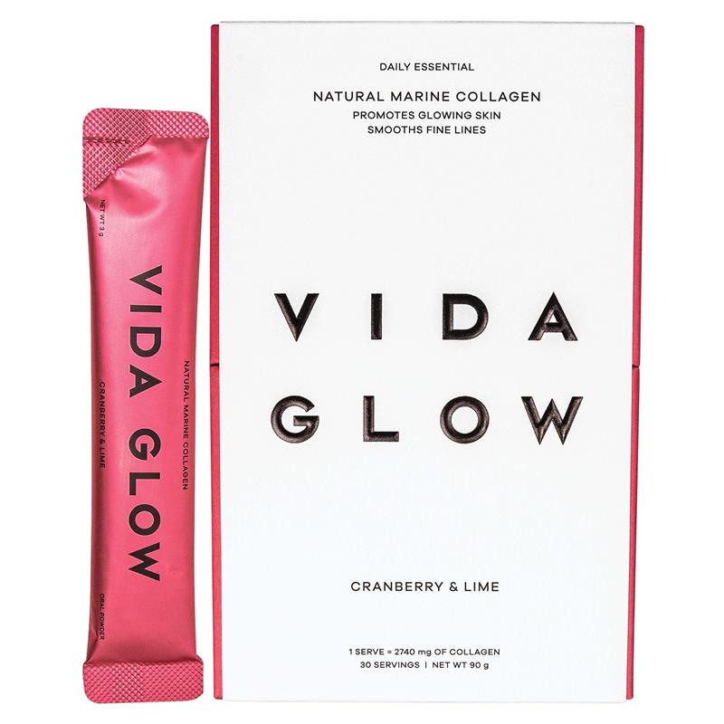 Bột uống bổ sung collagen Vida Glow Natural Marine Collagen