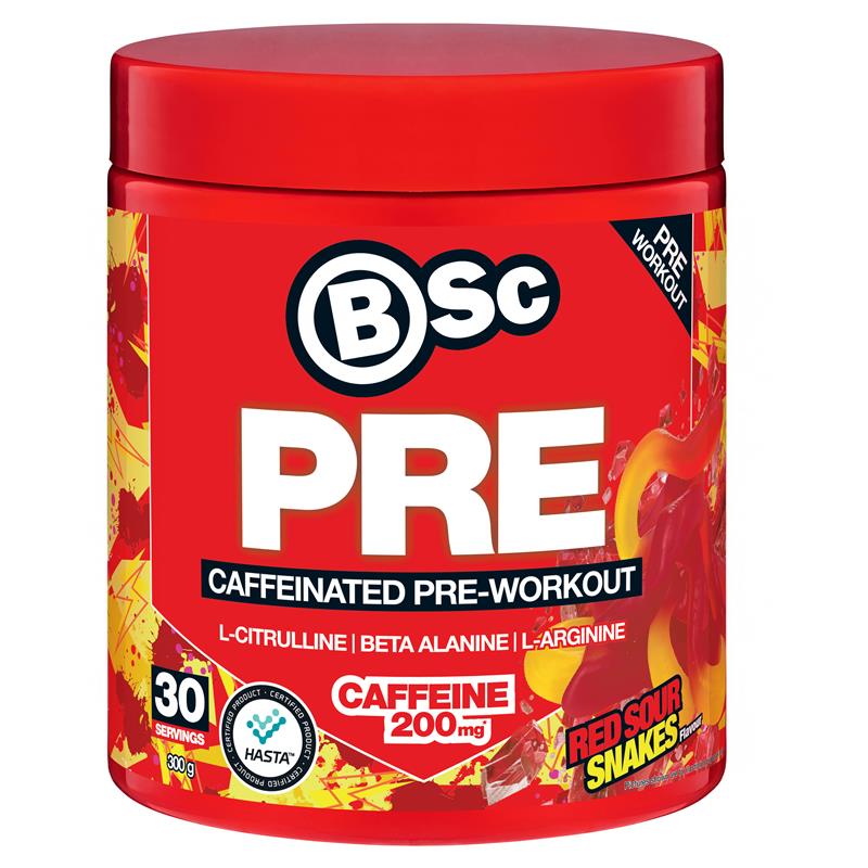 Bột uống tăng năng lượng trước tập BSc PRE Caffeinated Pre-Workout