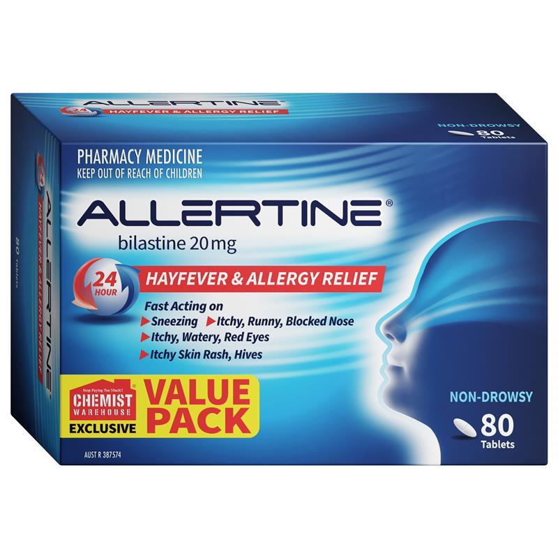Viên uống chống dị ứng Allertine Bilastine 20mg