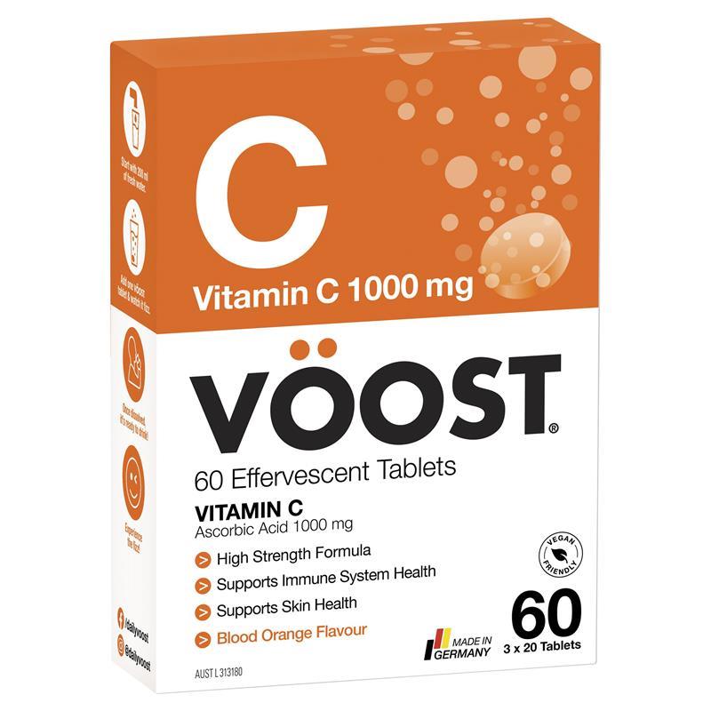 Viên sủi bổ sung Vitamin C Voost Vitamin C Effervescent